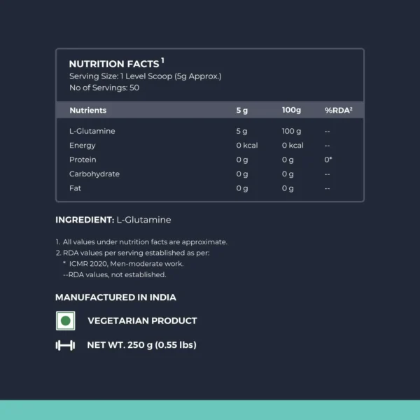 Nutrabay Pure L-Glutamine - Image 3
