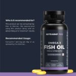 Nutrabay Pro Fish Oil Omega 3 (Triple Strength) - 1000mg - 60 Caps - Image 5