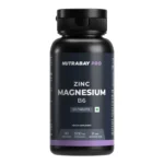 Nutrabay Pro Zinc + Magnesium + B6 (ZMA) - 500mg - 60 Tabs