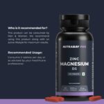 Nutrabay Pro Zinc + Magnesium + B6 (ZMA) - 500mg - 60 Tabs - Image 5