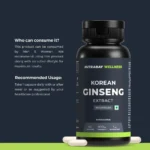 Nutrabay Wellness Korean Ginseng Extract 400mg, 60Caps - Image 7
