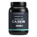 Nutrabay Pure 100% Micellar Casein Protein - 1 Kg, Unflavoured
