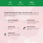 Nutrabay Wellness Apple Cider Vinegar - with Mother of Vinegar - 750 Ml - Image 5