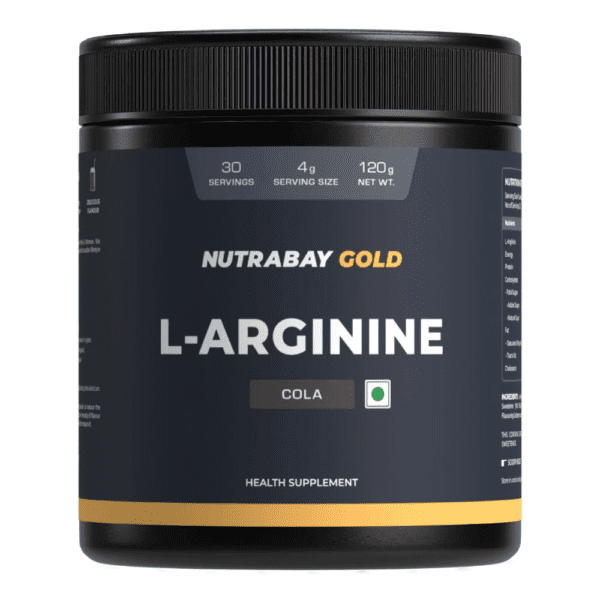 Nutrabay Gold L-Arginine - Cola, 120gm (0.26 Lb) - Image 2