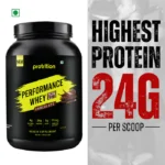 Protrition Performance Whey Protein Chocolate, 1Kg - Image 2
