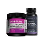 Proburst Creatine 250Gm + Nutrabay Fish Oil