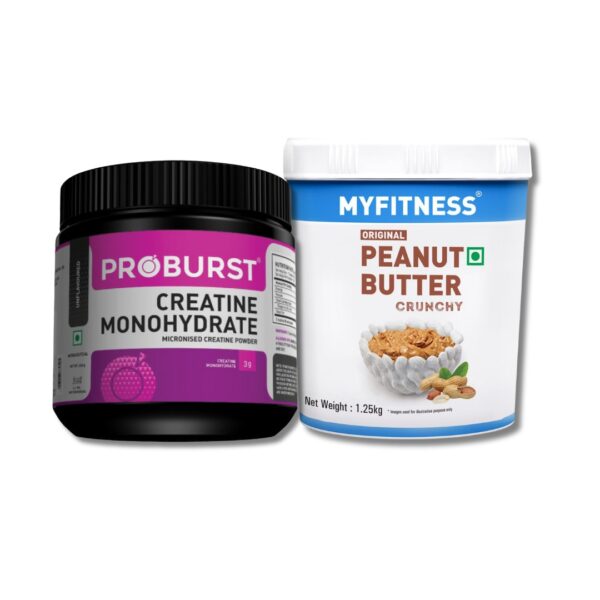 Proburst Creatine 250Gm + MyFitness Peanut Butter 1.25Kg - Image 1