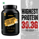 Protrition Zero Carb Isolate, 1kg, French Vanilla - Image 2