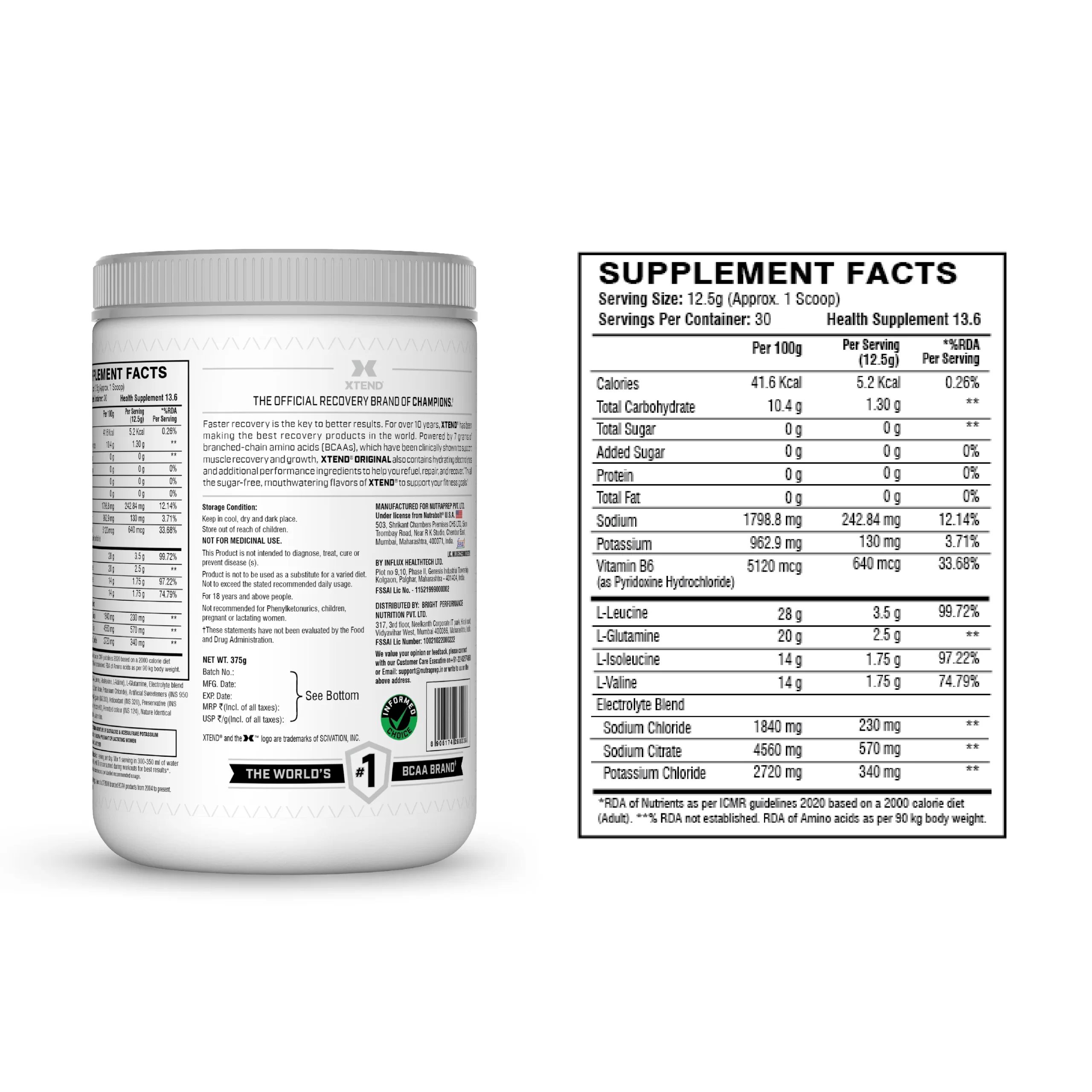 Scivation Xtend BCAA - Image 2