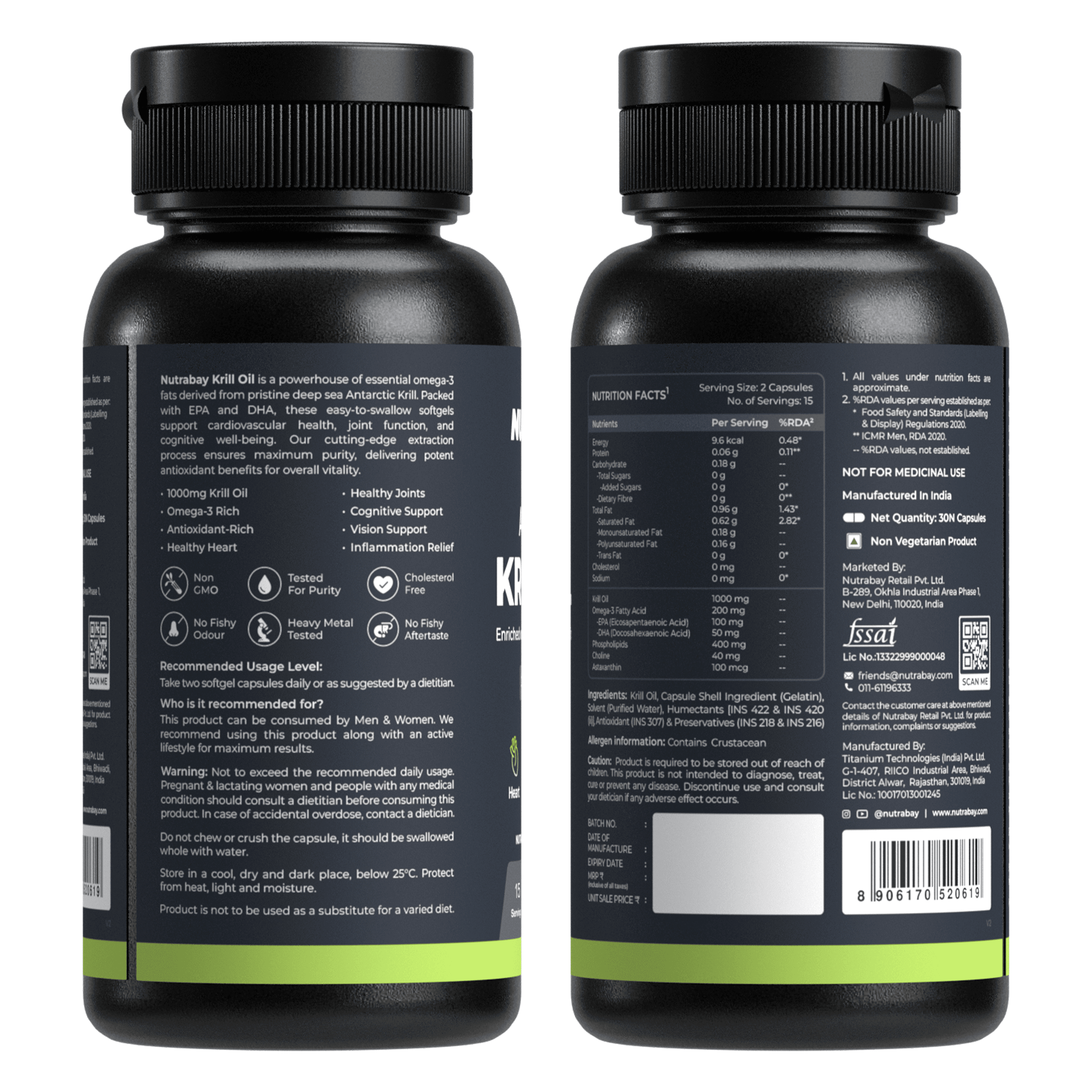 Nutrabay Antarctic Krill Oil 1000mg Strength - Image 5