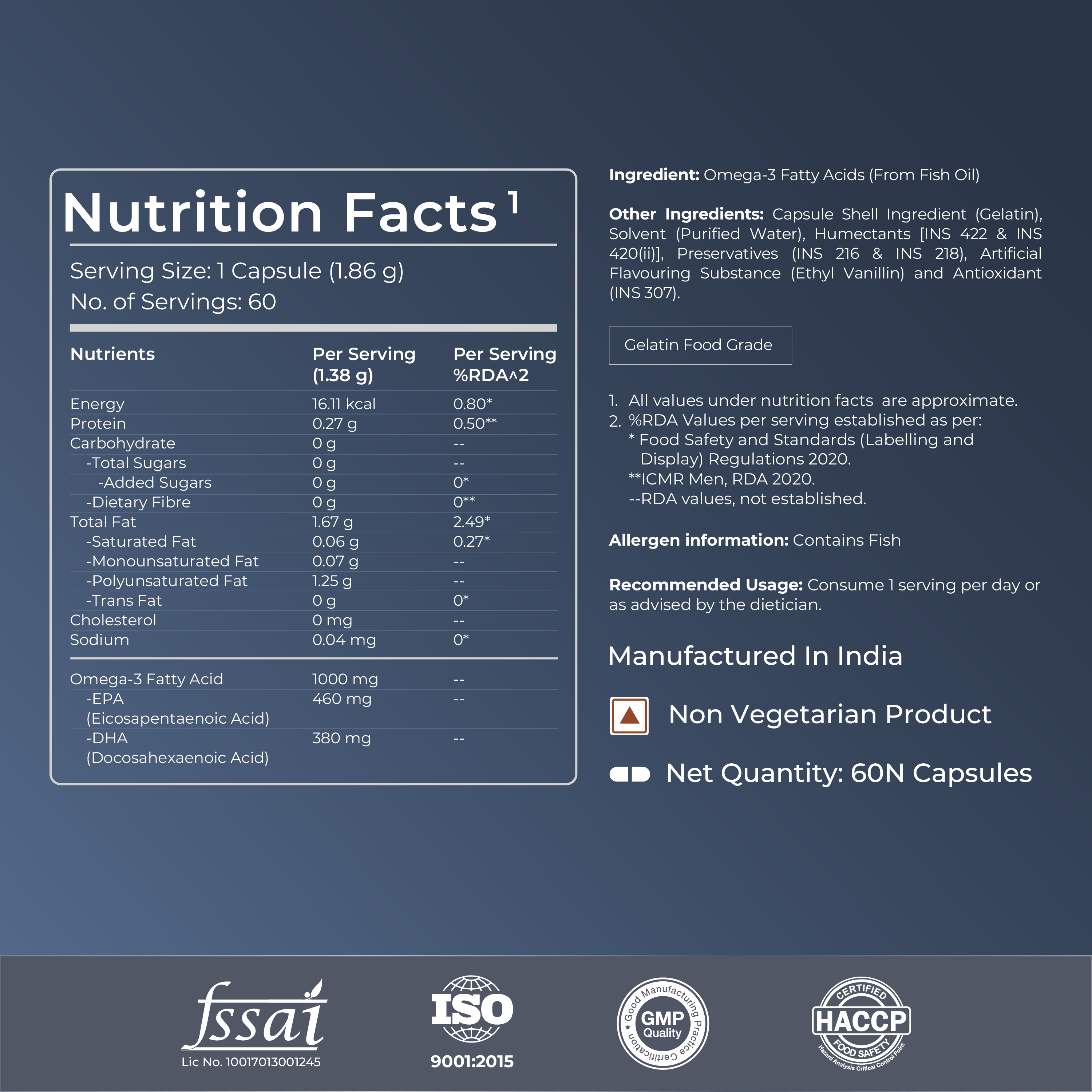 Proburst Creatine 250Gm + Nutrabay Fish Oil - Image 4