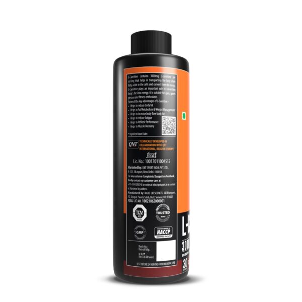 QNT L-CARNITINE SYRUP 450ML - Image 2
