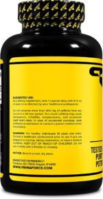 Primaforce Caffeine with L-Theanine 100mg of Each 180 Capsules - Image 4