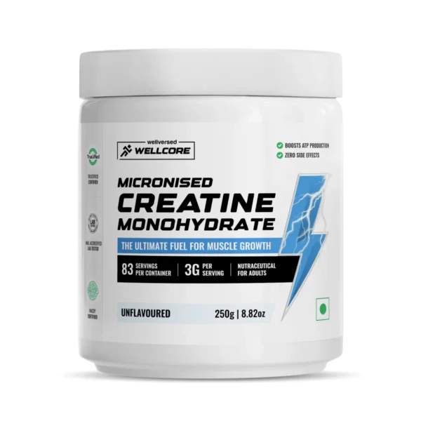 Wellcore - Micronised Creatine Monohydrate (250g, 83 Servings) - Image 1