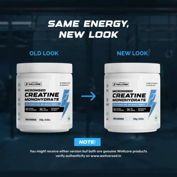 Wellcore - Micronised Creatine Monohydrate (250g, 83 Servings) - Image 2