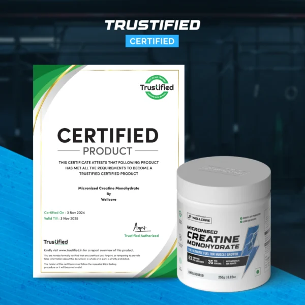 Wellcore - Micronised Creatine Monohydrate (250g, 83 Servings) - Image 3