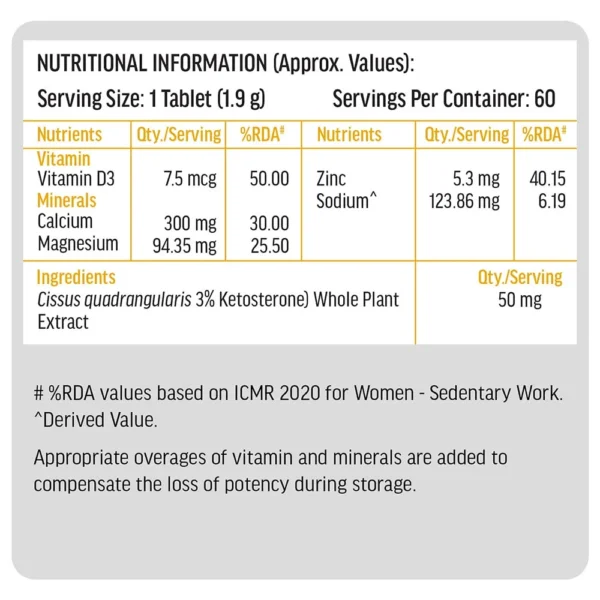 HK Vitals Calcium + Magnesium + Zinc - Image 4