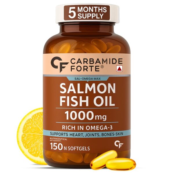 Carbamide Forte Salmon Fish Oil Omega 3 Capsule 1000mg - Image 1