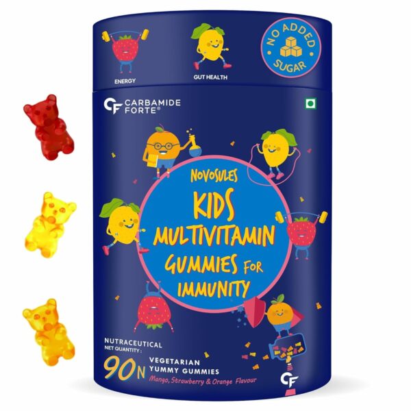 Carbamide Forte Multivitamin Gummy for Kids & Adults with Superfoods - 90 Gummies - Image 1