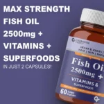 Carbamide Forte Fish Oil 2500mg- 60 Capsules - Image 4