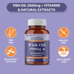 Carbamide Forte Fish Oil 2500mg- 60 Capsules - Image 3