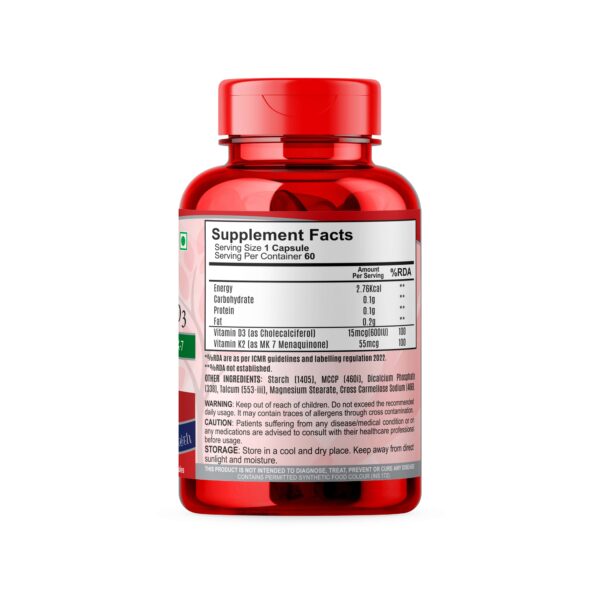 Nature's Move Vitamin K2 (MK-7) + D3 - Image 2