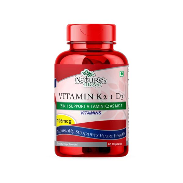 Nature's Move Vitamin K2 (MK-7) + D3 - Image 1