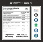 Carbamide Forte Testosterone Supplement Capsule for Men with Tribulus 1000mg - Image 6