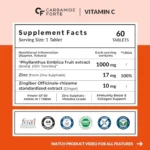 Carbamide Forte Natural Vitamin C Supplements Amla Extract With Zinc For Immunity & Skincare - Image 10