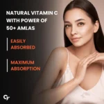 Carbamide Forte Natural Vitamin C Supplements Amla Extract With Zinc For Immunity & Skincare - Image 4