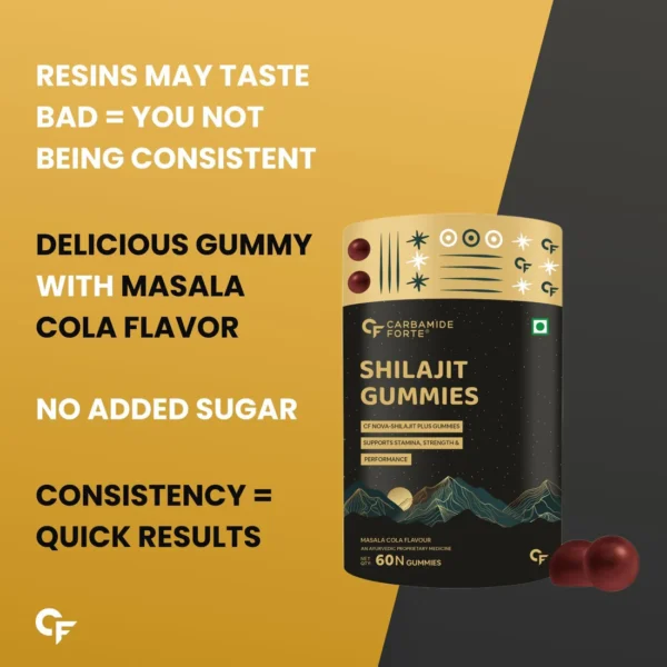 Carbamide Forte Himalayan Shilajit Gummies - Image 4